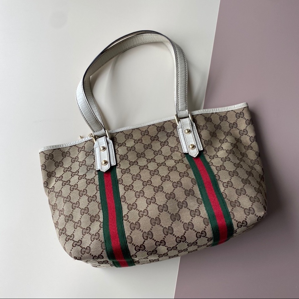 Gucci Monogram tote w multiple charms PRESALE